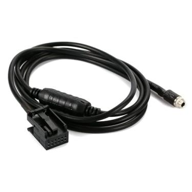 Imagem de Cabo de entrada auxiliar BMW fêmea, adaptador de áudio auxiliar para BMW Z4 BM54 E39 E53 X5
