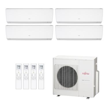 Imagem de Ar-Condicionado Multi Split Inverter Fujitsu 27.000 (2x Evap HW 9.000 + 2x Evap HW 12.000) Quente/Frio 220V
