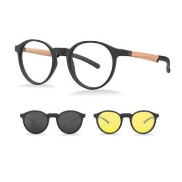 Imagem de Armação De Óculos Hb Switch 0526 10105260261073 Preto Fosco-Masculino