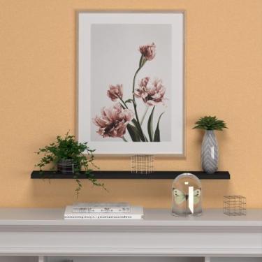 Imagem de Prateleira Reta Simples Decorativa sala Quarto MDF - SignMaq, Preto