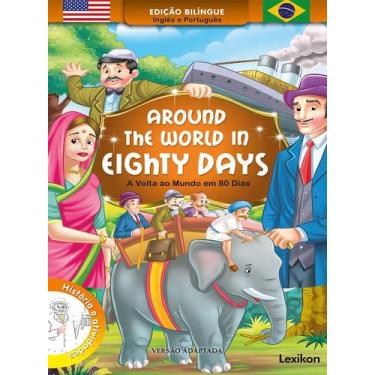 Imagem de Around the world in eighty days - a volta ao mundo em 80 dias - edição