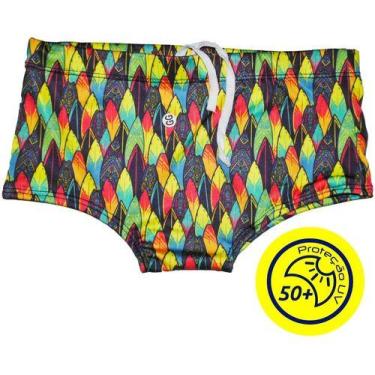 Imagem de Sunga Infantil Menino Surf Prancha Praia Verão Piscina Pr Uv - ANJO DA