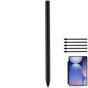 Imagem de Caneta de reposição para Galaxy Tab S10+/S10 Ultra Stylus para Samsung Galaxy Tab S10+/S10 Ultra S, Tab S10+/S10 Ultra S Pen para Samsung Galaxy Tab S10+/S10 Ultra Stylus + 5 pontas (sem Bluetooth,