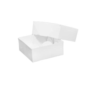 Imagem de 150 Caixas Para 4 Brigadeiro Visor Bombons Brigadeiro Trufas - Gráfica