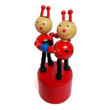 Imagem de Brinquedo Pedagógico Educativo Em Madeira Fantoche Animais - PERNA MOL