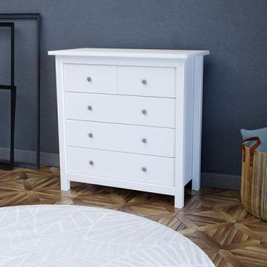 Imagem de Cômoda 5 Gavetas em Madeira Maciça Alba - Parpinelli