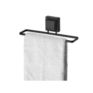 Imagem de Toalheiro de Lavabo 25cm com Ventosa - Future, Preto fosco
