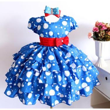 Imagem de Vestido Infantil Galinha Pintadinha Festa Temática E Tiara - pingo de 