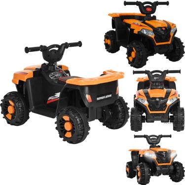 Imagem de Quadriciclo Eletrico Infantil Zippy Toys ATV Super 6V Laranja