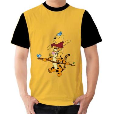 Imagem de Camiseta Camisa Ads  Ursinho Pooh e Tigrão Amizade 1 - Fabriqueta, XG
