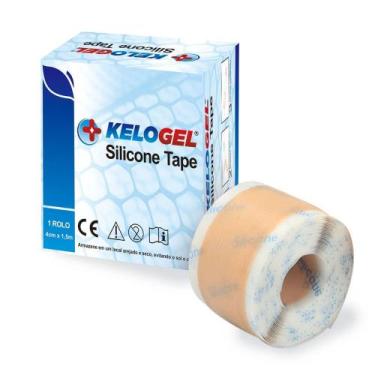 Imagem de SILICONE TAPE KELOGEL MÉDICO HOSPITALAR 1,5Mx4CM ROLO