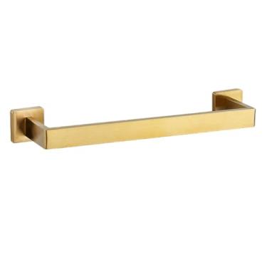 Imagem de Conjunto de ferragens de ouro escovado, prateleira de banheiro, barra de toalha, gancho para roupão, suporte para rolo de papel higiênico, acessórios de banheiro pretos, dourado, suporte para toa