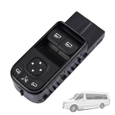 Imagem de Magimaker A9079059002 Interruptor mestre de janela elétrica compatível com Mercedes-Benz Sprinter 3500XD 2018-2021 acessórios para botão de controle de janela mestre de energia elétrica para carro