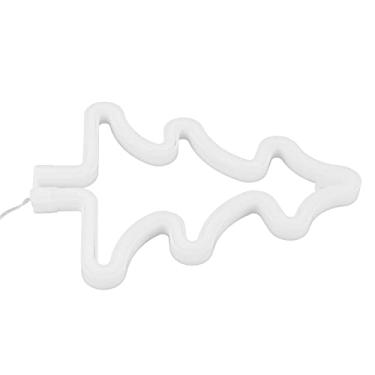 Imagem de Árvore DE Natal Moderna DE NEON LED NEON SIGLO QUARTO QUARTO DE FESTA DE CHORATE DE DECORAÇÃO DE LUZ RISCOS DE ISOLIÇÃO (Branco)