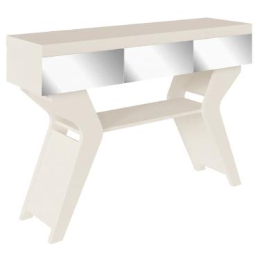 Imagem de Aparador Sala Estar Com Espelhos 120 cm 4149 Off White ARLY