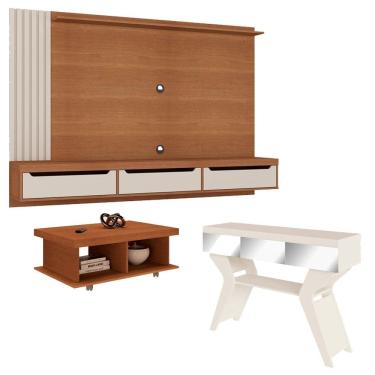 Imagem de Painel TV Mesa Aparador Sala PDH4641 Cinamomo Off White ARLY