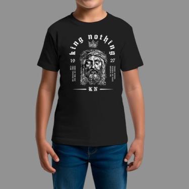 Imagem de Camisetas Infatil Streetwear Moda De Rua Gola Redonda Nothing - RodLiw