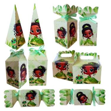 Imagem de Kit Festa 50 Lembrancinhas Decorativa Princesa e o Sapo Cute - KIBUNIT