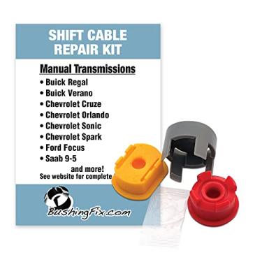 Imagem de BushingFix CA1Kit Kit de reparo de bucha de cabo de câmbio de transmissão manual, kit de cabo de câmbio compatível com Ford, Chevy, Buick e mais, bucha de substituição, fácil reparo e substituição
