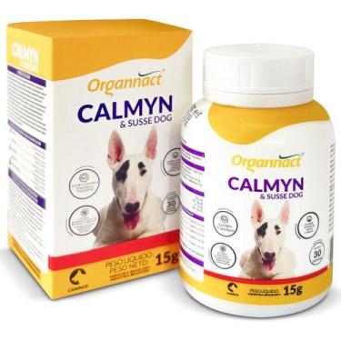 Imagem de Calmante para Cachorro Calmyn & Susse Dog Tabs Bacon 15g - Organnact
