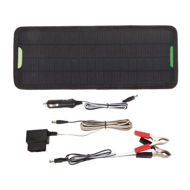 Imagem de 10W 12V Painel solar Carregador de bateria Impermenda a água de 10 watts Kit de painel solar OBD Carregador eficiente Carregamento Inteligente Prevenção de perda de energia