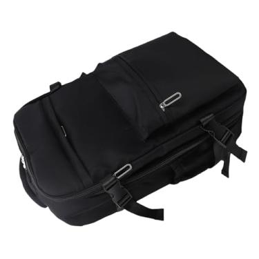 Imagem de Mochila de Compressão a Vácuo de Grande Capacidade Com Bomba de Ar para Negócios de Viagens, Dedicação de 15,6 ”do Compartimento de Laptop Ajustável Fivelas de Compressão (Preto)