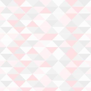 Imagem de Papel de Parede Triângulos em Tons de Rosa e Cinza 2,70m - Inove Papéi