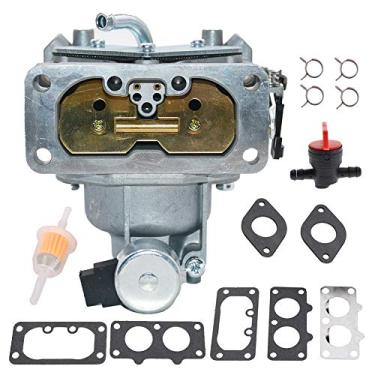 Imagem de Carbman Carburador 15004-7024 para Kawasaki FH601V FH641V FH661V FH680V FH721V FX850V FX801V 22 HP Engine 15004-1010 15004-0763 15004-075757 15000 Carburador 3-7094 15004-1005 com juntas