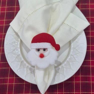Imagem de Porta Guardanapo Papai Noel em feltro - Decor Madame Blue