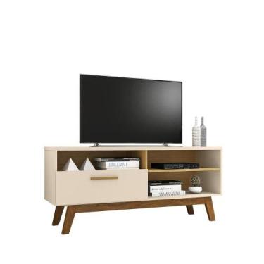 Imagem de Rack Paládio 1.4 Off White Cinamomo 2075594 Bechara - Móveis Bechara