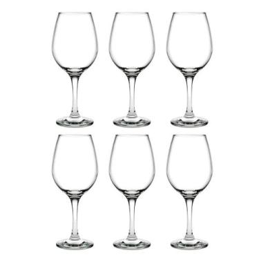 Imagem de Conjunto 6 Taças Vinho Água De Vidro Lira 295Ml G4U - Class Home