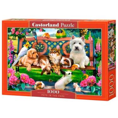 Imagem de Puzzle 1000 Peças Pets no Parque - Castorland Importado 1044062