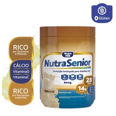 Imagem de Suplemento Alimentar Nutra Sênior Acima de 50 Anos Pote de 800g 28 Vit