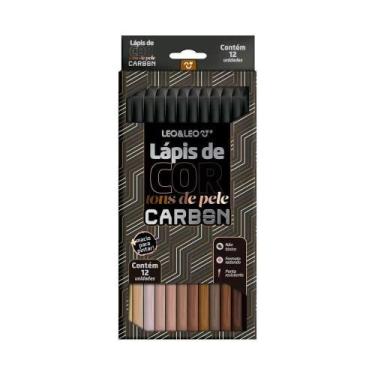 Imagem de Lápis Cor Tons De Pele Carbon 12Un Leo&Leo - Leonora