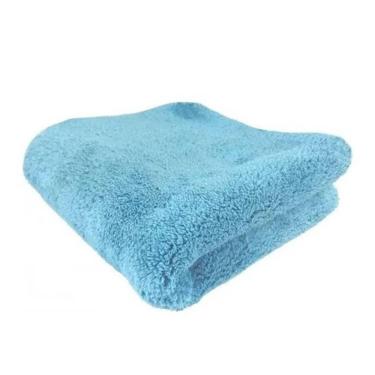 Imagem de Kit Com 3 Flanela Microfibra Azul 40x60cm Premium - 3m