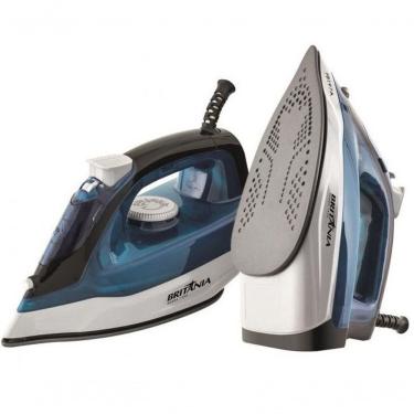 Imagem de Ferro De Passar A Vapor Britania 1200w Blue 220V Antiaderente