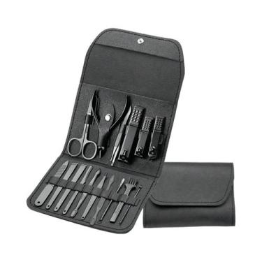 Imagem de Conjunto De Manicure E Pedicure Com Cortador De Unhas De Aço Inoxidáve