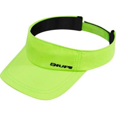 Imagem de Viseira para Corrida Microfibra HUPI Verde Flúor, Verde