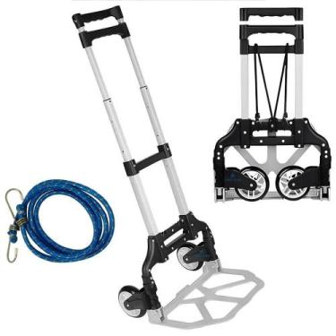 Imagem de Carrinho Dobrável De Alumínio Para Transporte Capacidade 80kg - Global