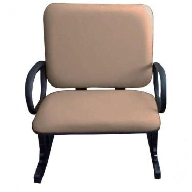 Imagem de Cadeira Para Escritório Para Obesos Até 250kg Bege - DESIGN OFFICE MÓV