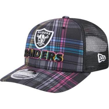 Imagem de Boné New Era 9Seventy Trucker Las Vegas Raiders NFL Crucial Catch 2024 Masculino-Masculino