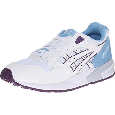 Imagem de ASICS Tênis feminino da moda Gel Saga, Branco/Branco, 9.5