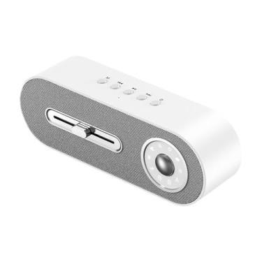Imagem de FVDPWYE Caixa de Som BT com Função de Temporizador Prático, Máquina de Som com Ruído Confortável, 9 Sons Naturais para Meditação E Relaxamento No Escritório, Branco