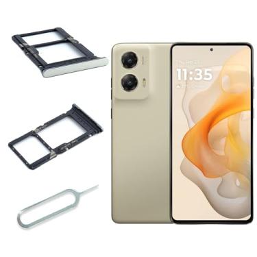 Imagem de Ygpmoiki Para Motorola Moto G Stylus 5G 2024 XT2419-1 XT2419V XT2419-3 Slot para cartão Micro SD Suporte de bandeja de cartão SIM único de substituição dourado, com pino