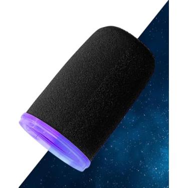 Imagem de RhymKawa Filtro Pop SM7b para Shuer SM7B, SM7dB Para-brisas de Espuma com Vedação de Retenção - Substituição Colorida RK345 (Preto Violeta Brilhante)