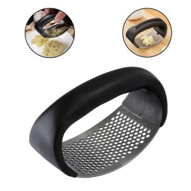 Imagem de Amassador Espremedor Triturador De Alho Manual Cozinha Inox - Top Chef