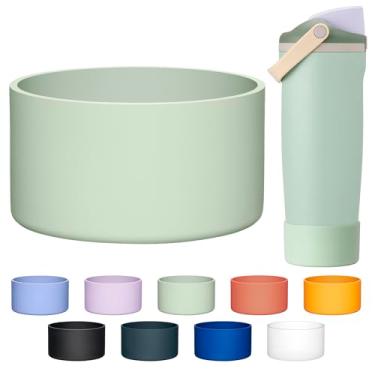 Imagem de Diumepo Bota de silicone para copos Owala de 850 g e 1,134 g FreeSip Sway Tumblers (verde menta)