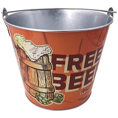 Imagem de Balde de cerveja Beer Zone em metal 5 litros