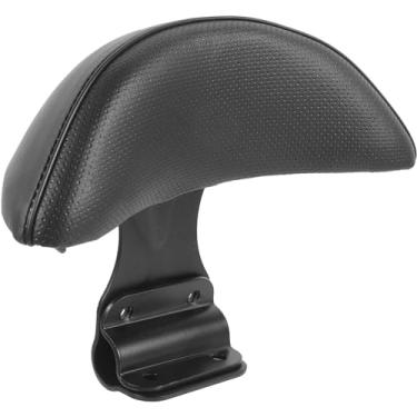 Imagem de TOPPERFUN Encosto universal de encosto de bicicleta para bicicletas elétricas almofada de descanso traseiro preta