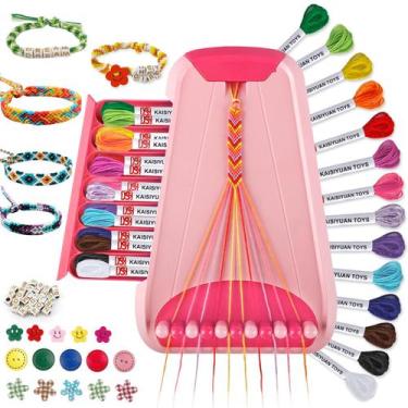 Imagem de Kit de artes e ofícios: pulseira Friendship para crianças de 8 a 12 an